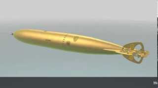 Howell Torpedo 1896 animation short version [upl. by Derrik939]