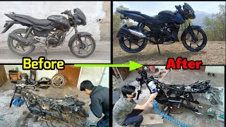 Pulsar 150 2009 Model Restoration N Added Some Custom parts [upl. by Adelice]