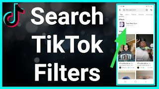 How To Search For Filters On TikTok [upl. by Naggem529]