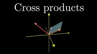 Cross products  Chapter 10 Essence of linear algebra [upl. by Ahsal]