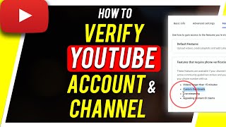 How to Verify Your YouTube Account [upl. by Anon580]