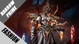 Warframe  Fashion Frame  Harrow Prime  Shards Bearer [upl. by Apur]