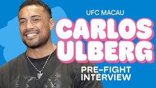 Carlos Ulberg full UFC Macau prefight media day interview [upl. by Nylia637]