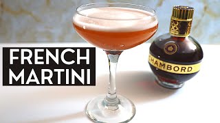 How to Make a French Martini  EASY Chambord Cocktail Recipe [upl. by Esinej]