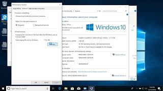 Windows 10  how to disable paging file pagefilesys [upl. by Elvah]