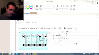 IC Design I  Finding CMOS Schematic from a simple layout [upl. by Denten]