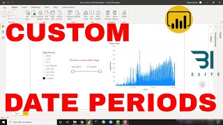 Custom Date Period Selections in Power BI [upl. by Nordek]