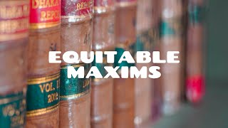 Conscionability amp Equitable Maxims  Equity amp Trusts [upl. by Ahusoj551]