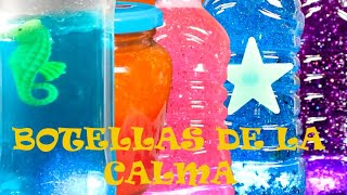 5✨ BOTELLAS sensoriales MONTESSORI o Botellas DE LA CALMA DIFERENTES ✨DIYS [upl. by Anileda]