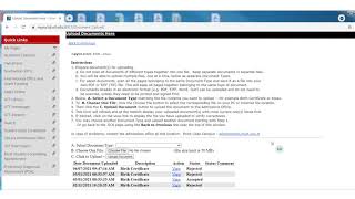 How to Upload Required Documents [upl. by Hareehat]