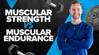 Difference Between Muscular Strength and Muscular Endurance [upl. by Yelloh]