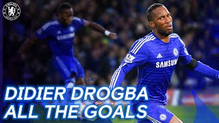 EVERY Didier Drogba Chelsea Goal  Best Goals Compilation  Chelsea FC [upl. by Nelrsa]