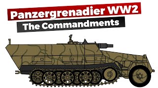 German Armored Infantry WW2 Commandments [upl. by Bernarr]