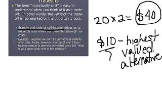 Chapter 2 Part 1 Opportunity Costs Specialization Comparative Advantage [upl. by Euqnimod]