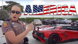 Cop Messes with the wrong Lambro  This is America  Lambros [upl. by Elrem409]