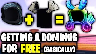 How To GET A DOMINUS FOR FREE Basically  Roblox [upl. by Nnairak709]