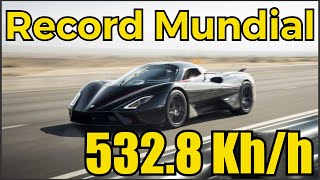 5328 Kmh El Auto Más Rápido Del Mundo  SSC Tuatara [upl. by Nylhtiak]