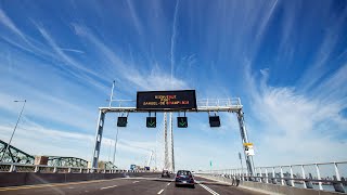 New Samuel De Champlain Bridge opens to traffic [upl. by Ydnamron]