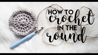 How to crochet in the round for ABSOLUTE beginners  Tutorial  Kay Krochets [upl. by Rj]