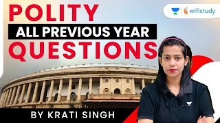 Polity Previous Year Questions  SSCUPSC 2022  Krati Singh [upl. by Emlen]