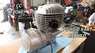 Complete 250cc 2 Stroke Rebuild  79 Odyssey FL250 Build Part 1 [upl. by Aihsekel]