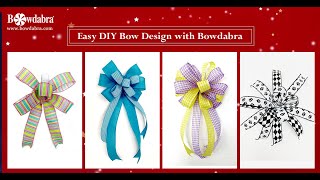 Easy DIY Designer Bows for beginners with Bowdabra [upl. by Elleirda]