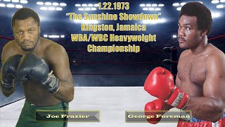 George Foreman vs Joe Frazier 1 Full Fight on RBT [upl. by Poland]