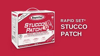 Rapid Set® Stucco Patch [upl. by Rahal]