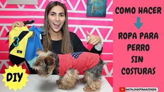 COMO HACER ROPA PARA PERRO  DIY  MASCOTAS [upl. by Nirok834]