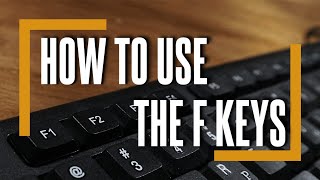 How To Use The F Keys  Function Keys Explained  HowampWhy [upl. by Grimbal]