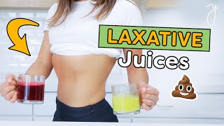 NATURAL LAXATIVE JUICES to Relieve Constipation and Reduce Bloating💩 [upl. by Hedy]