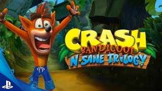 Crash Bandicoot N Sane Trilogy Tráiler del juego PSX16 [upl. by Darren464]