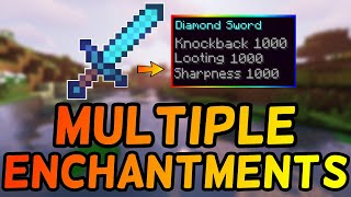 How To Get Multiple High Level Enchantments on ONE Item in Minecraft 2020 [upl. by Mansoor]