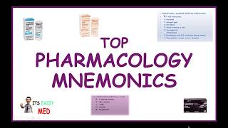 Best Pharmacology Mnemonics [upl. by Clein]