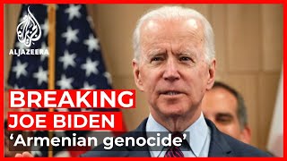 US President Joe Biden officially recognises ‘Armenian genocide’ [upl. by Weisbrodt]