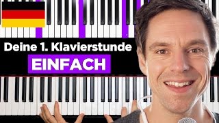 Klavier lernen  Deine 1 Klavierstunde [upl. by Eiramlatsyrk564]