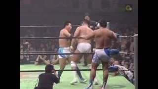 NOAH  Kensuke Sasaki amp Katsuhiko Nakajima vs Jun Akiyama amp Tsuyoshi Kikuchi [upl. by Akoyn]