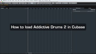 How to load Addictive Drums 2 in Cubase [upl. by Sherwynd544]