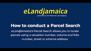 eLandjamaica  How to Conduct a Parcel Search [upl. by Fifi]