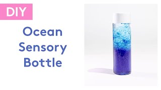 DIY Ocean Sensory Bottle 🌊 Lovevery [upl. by Tennaj172]