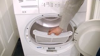 Beko DCU8230 Condenser Sensor Tumble Dryer Review amp Demonstration [upl. by Tate]