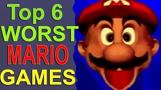 Top 6 Worst Mario Games [upl. by Nosreme580]