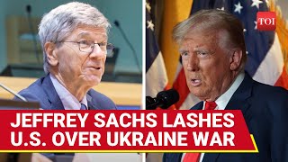 Jeffrey Sachs Roaring Ukraine Speech At EU Parliament Blasts US Says Not Putins Puppet [upl. by Bearce]