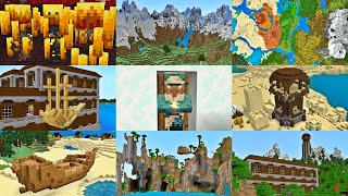 TOP 10 SEEDS For MINECRAFT 121 Bedrock Edition [upl. by Grigson]