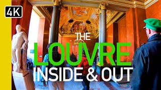 4K Virtual Museum Tour of The Louvre Paris  Mona Lisa to Louvre Pyramid [upl. by Arihppas]