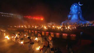 Maha Aarti Adiyogi  MindBlowing  Maha Shivaratri Celebrations 2021 [upl. by Yelnet66]