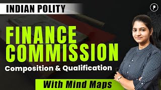 Finance Commission  Indian Polity with Mind map parcham mindmaps [upl. by Nilla]