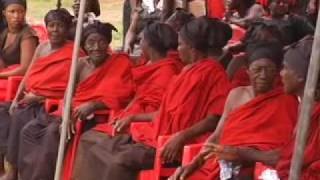 Traditional Akan funeral  Ghana West Afrika [upl. by Oleta]