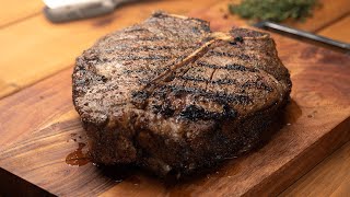 Reverse Seared Porterhouse Steak Recipe  CharBroil [upl. by Leaffar]