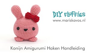 Mimi het konijn Amigurumi haakpatroon Nederlands [upl. by Aivyls]